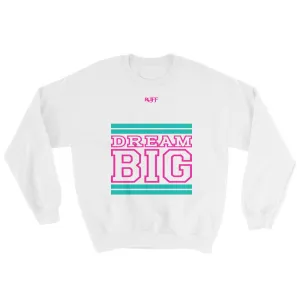 White Turquoise and Pink Sweatshirt