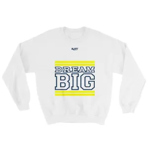 White Yellow and Navy Blue Sweatshirt