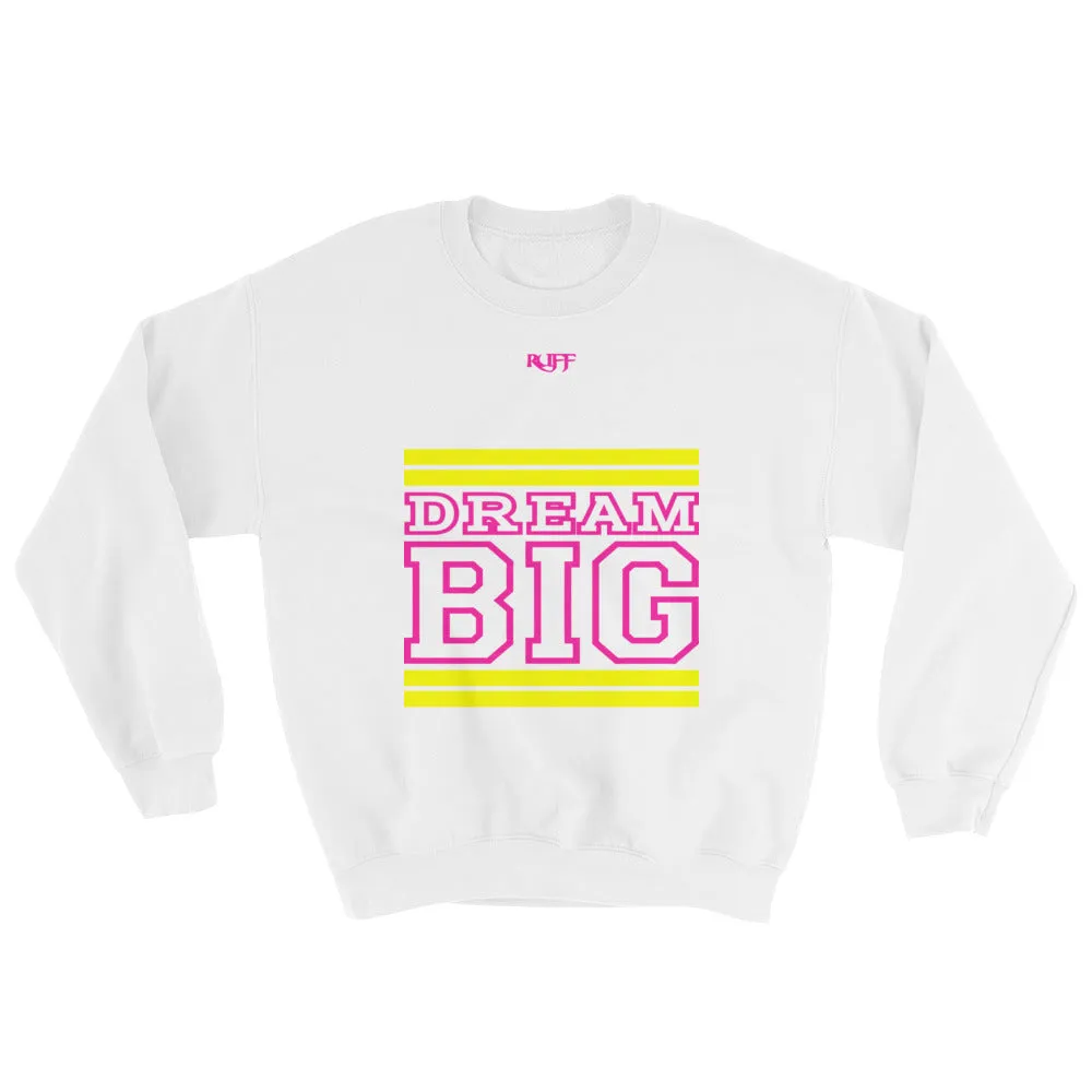 White Yellow and Pink Sweatshirt