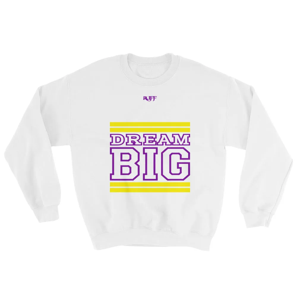 White Yellow and Purple Sweatshirt