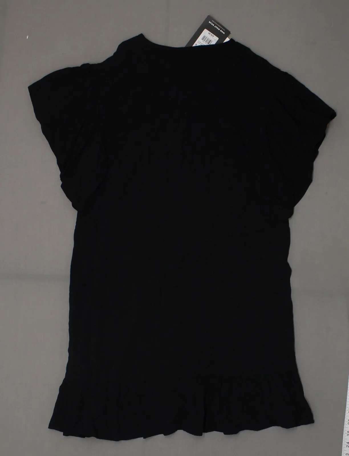 Who What Wear Women's Short Sleeve Lace Up Mini Dress