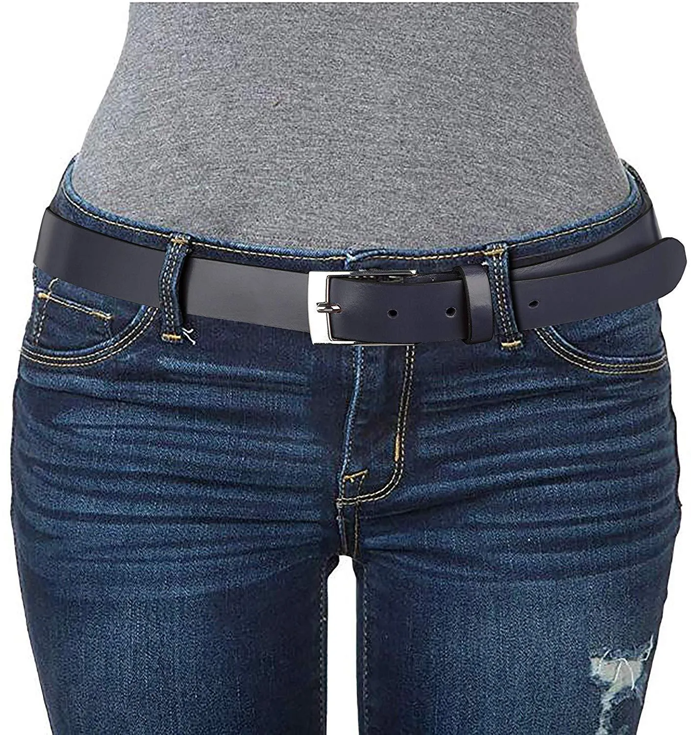 WildHorn Casual 100% Genuine Leather WoMen's Leather Belt.