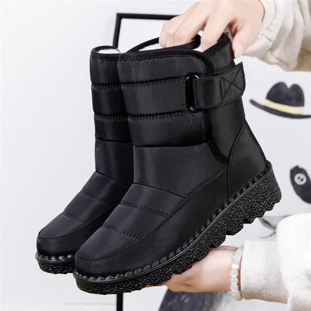 Winter Style Warm Platform Heel Boots