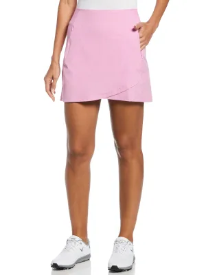 Women's 16" Heather Perforated Golf Skort