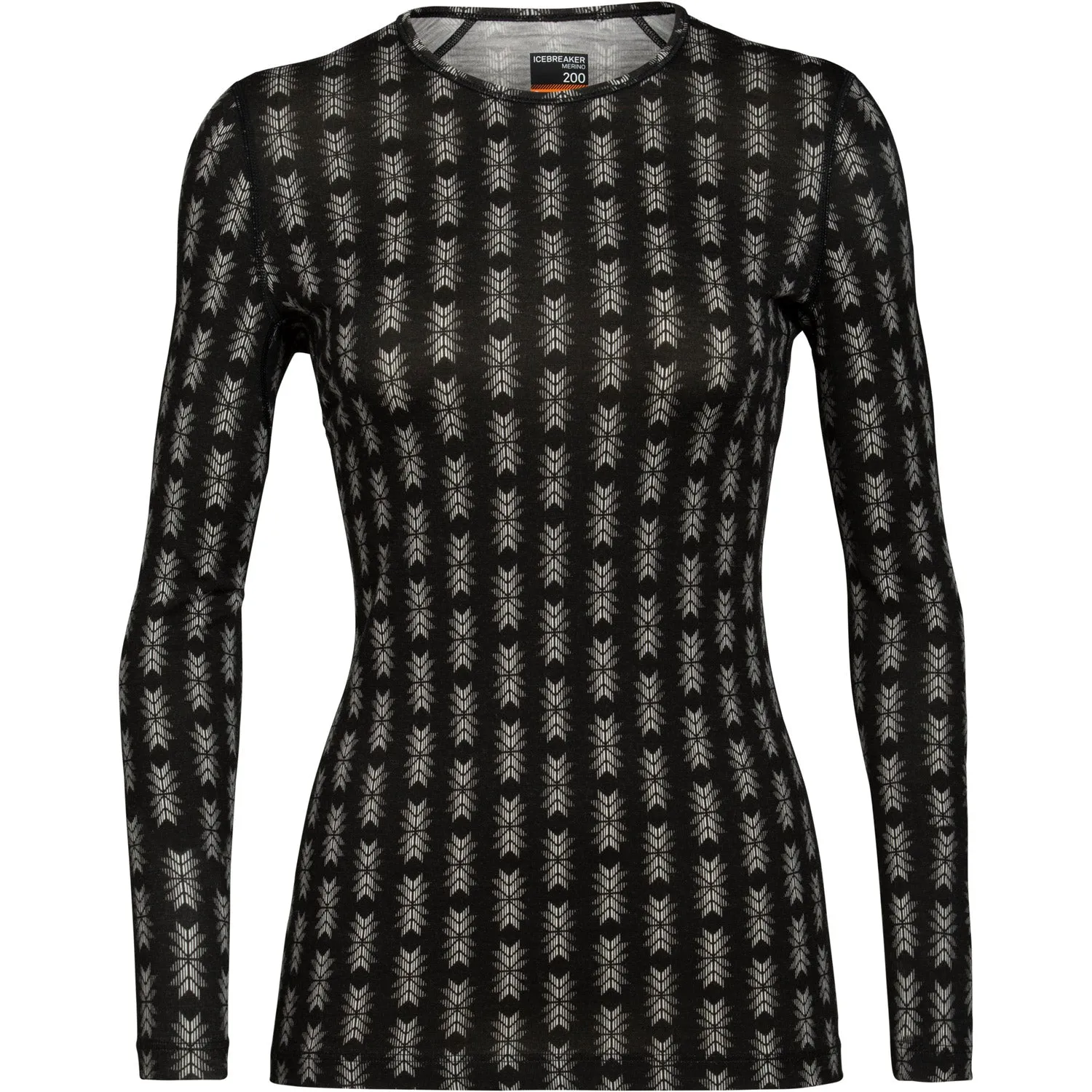 Womens 200 Oasis Heritage Long Sleeve Crewe Thermal Top
