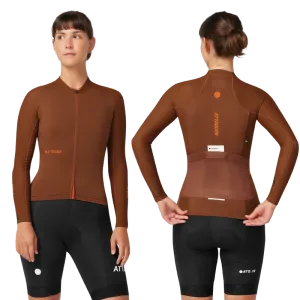 Women's All Day Summer Long Sleeve Jersey Burnt Orange