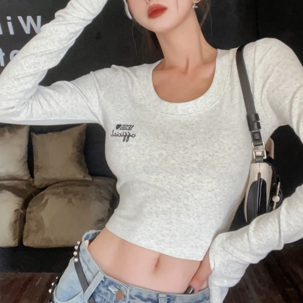 Women's American Casual Solid Color Long Sleevess