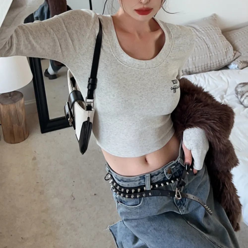 Women's American Casual Solid Color Long Sleevess