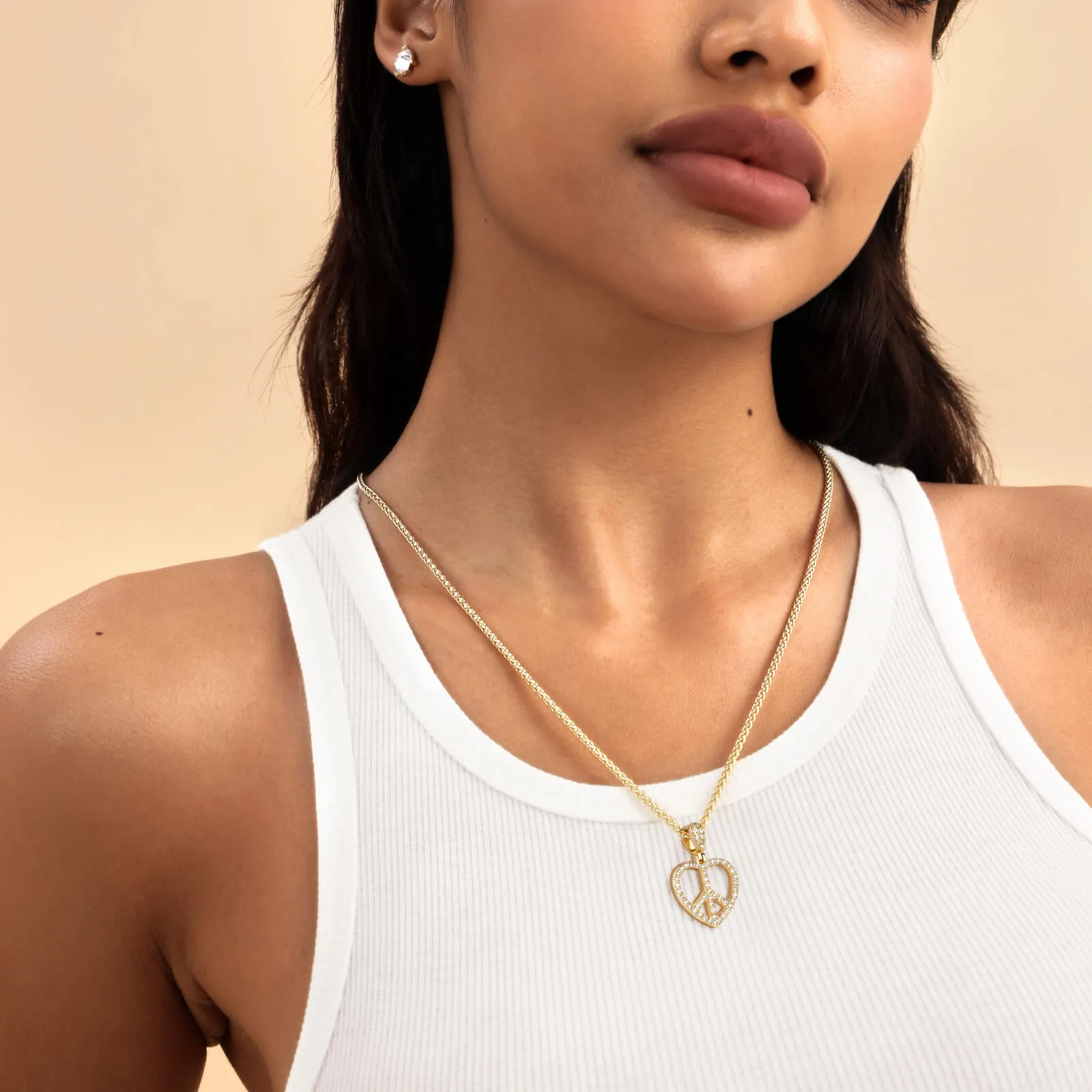 Women's APORRO X JHF Peace & Love Pendant
