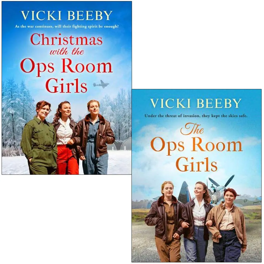 Women's Auxiliary Air Force Series 2 Books Collection Set By Vicki Beeby (Christmas with the Ops Room Girls, The Ops Room Girls)