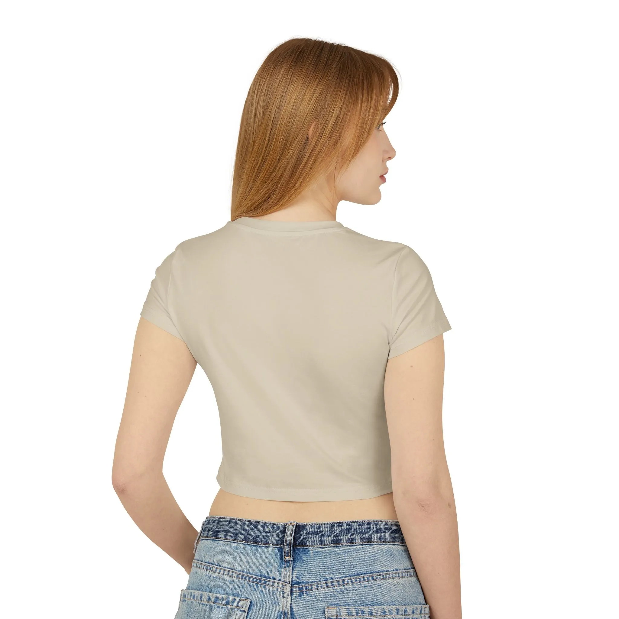 Women's Baby Tee- GOLD