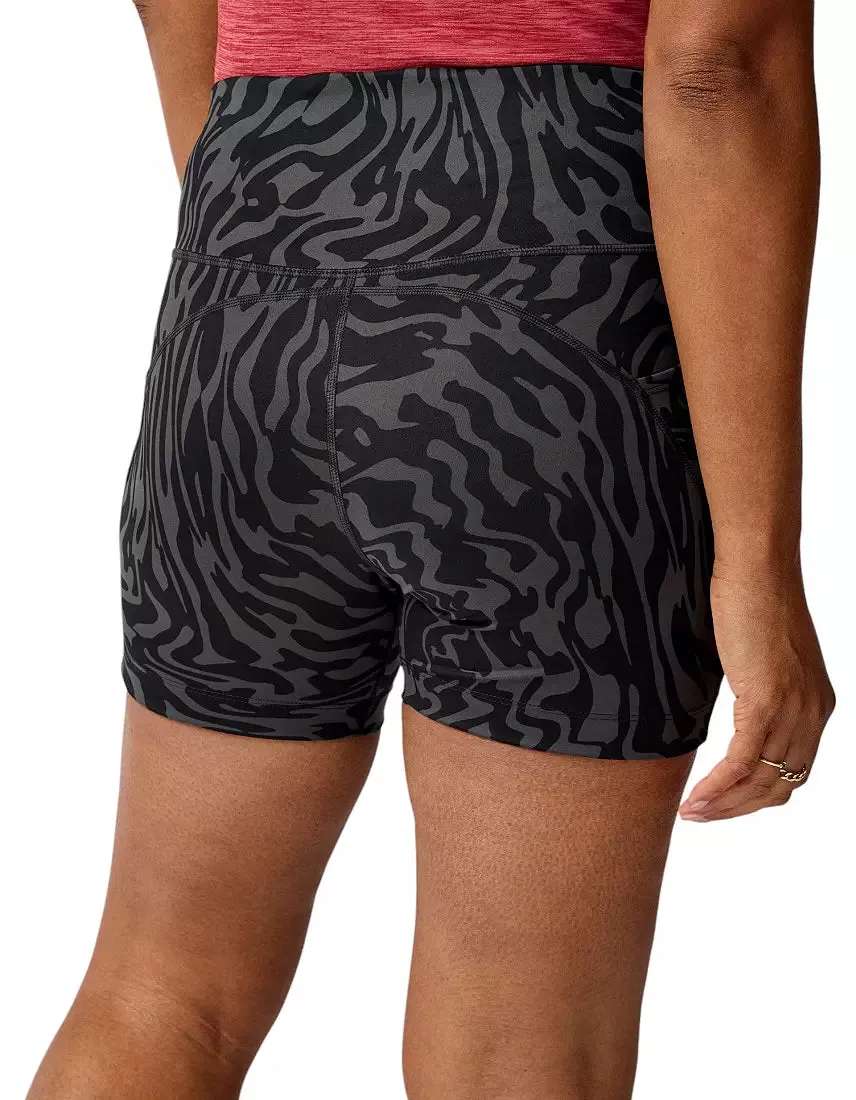 WOMEN'S BROOKS SPARK 5" SHORT TIGHT | OBSIDIAN SPEEDSCAPE