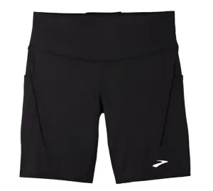 WOMEN'S BROOKS SPARK 8" SHORT TIGHT | BLACK