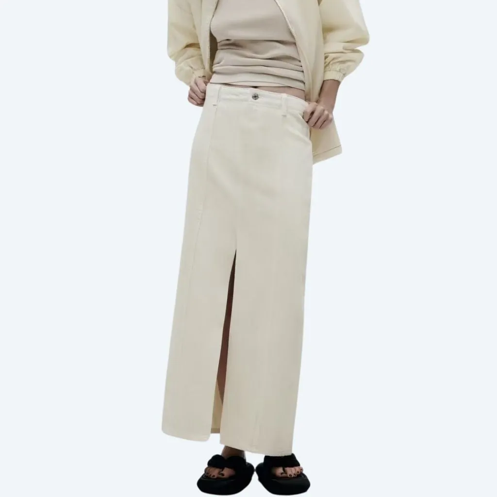 Women's Casual Slit Maxi Skirt