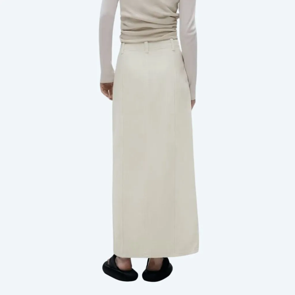 Women's Casual Slit Maxi Skirt