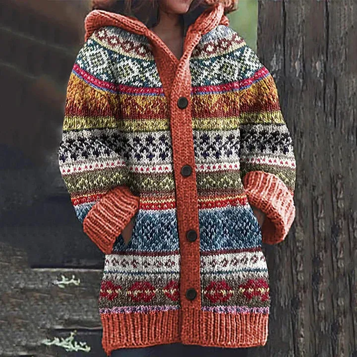 Women's comfortable button-front cardigan