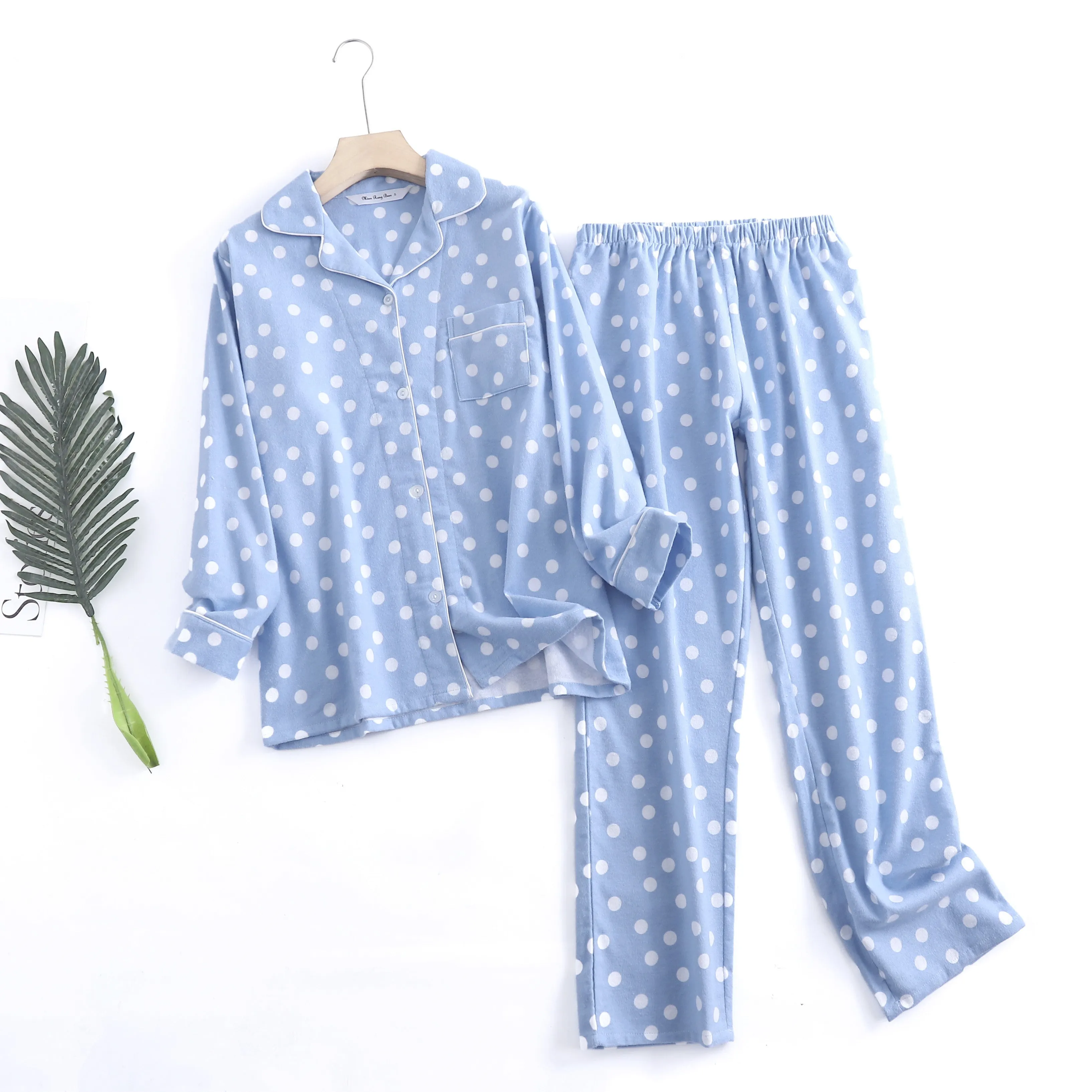 Women's Cotton Simple Pajama Suit