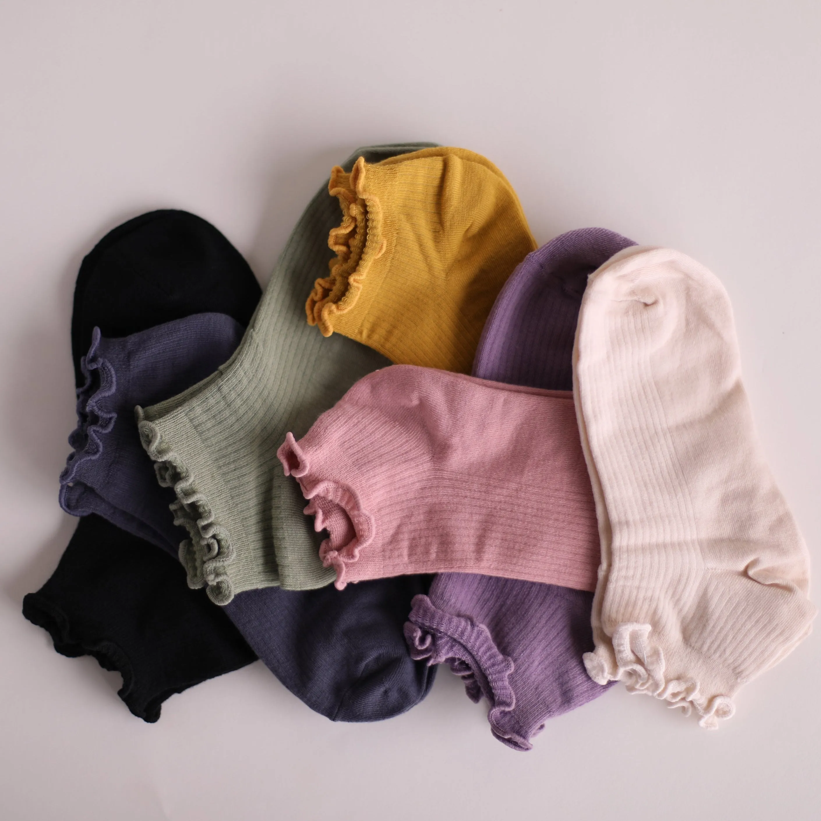 Women's Crew Ruffle Socks
