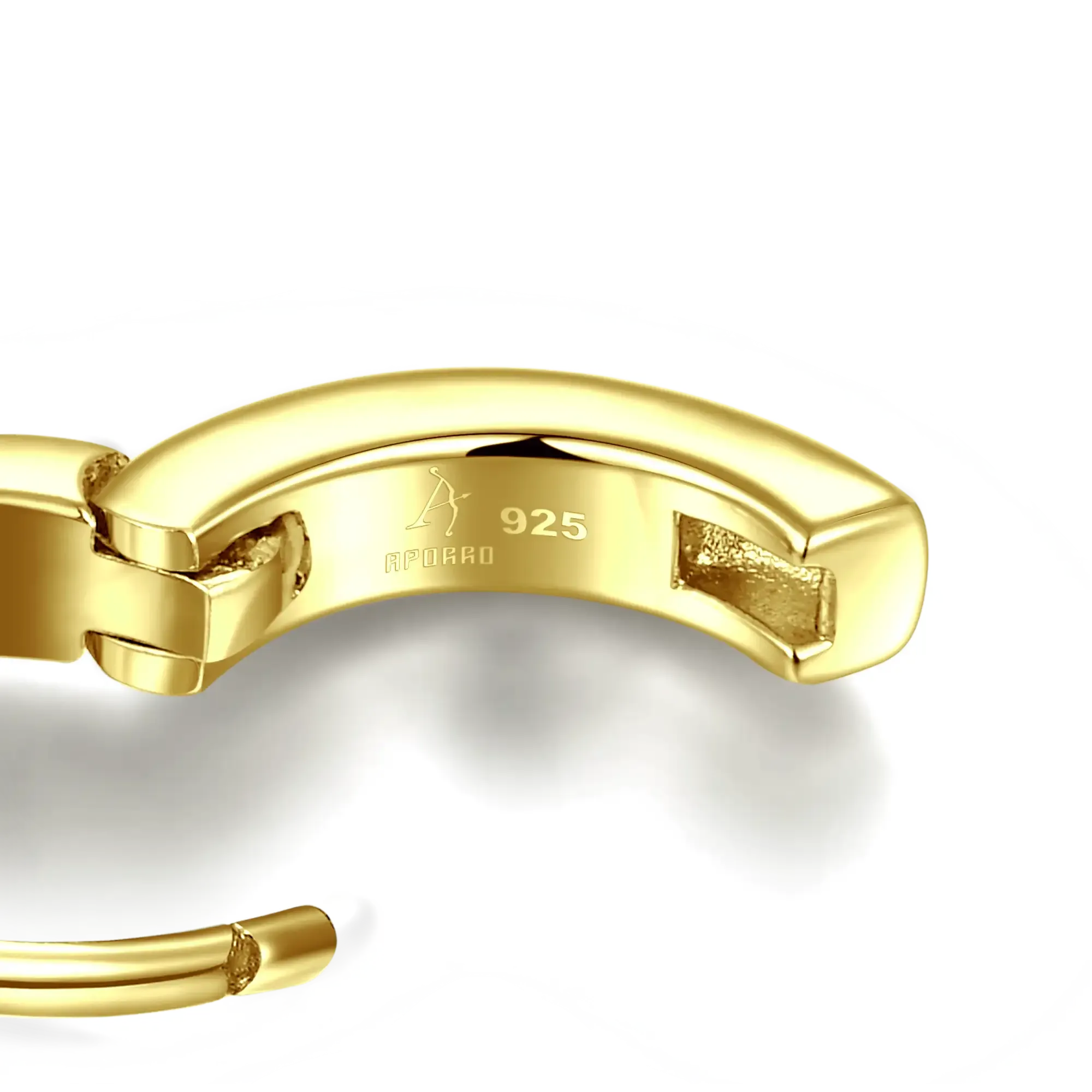 Women's Cross Hoop Earrings - Pair