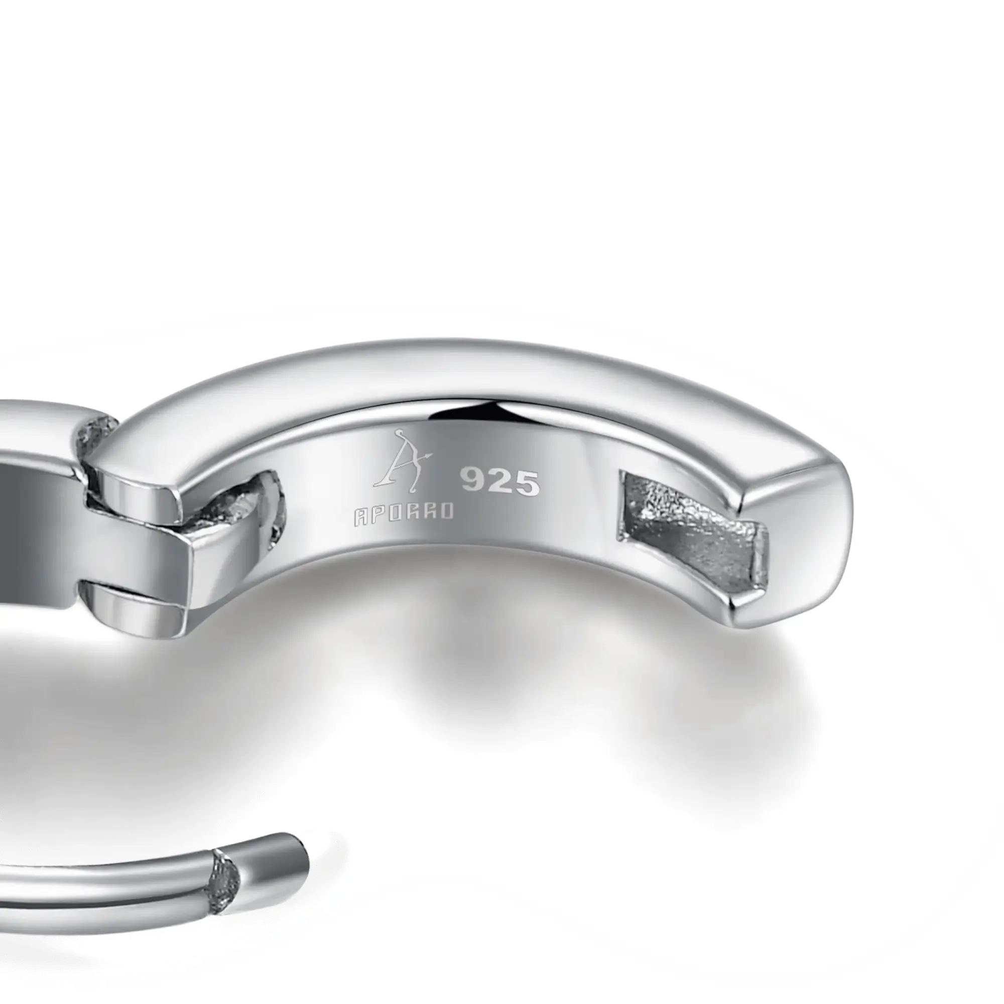 Women's Cross Hoop Earrings - Pair
