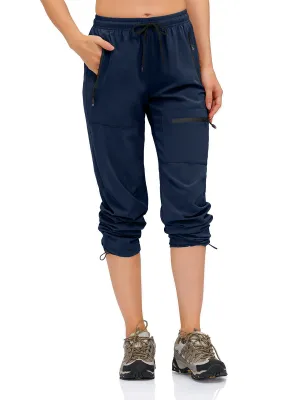 Women's Drawstring Stretch Jogging Pants Outdoor Quick-Drying Sweatpants