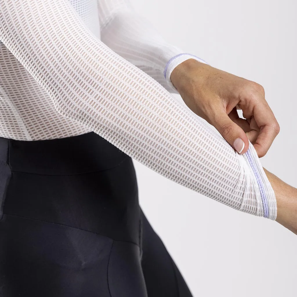 Women's DriRelease Long Sleeve Baselayer (White)