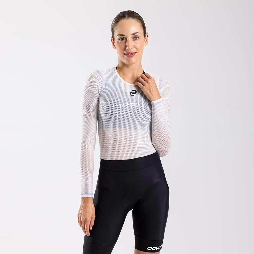 Women's DriRelease Long Sleeve Baselayer (White)
