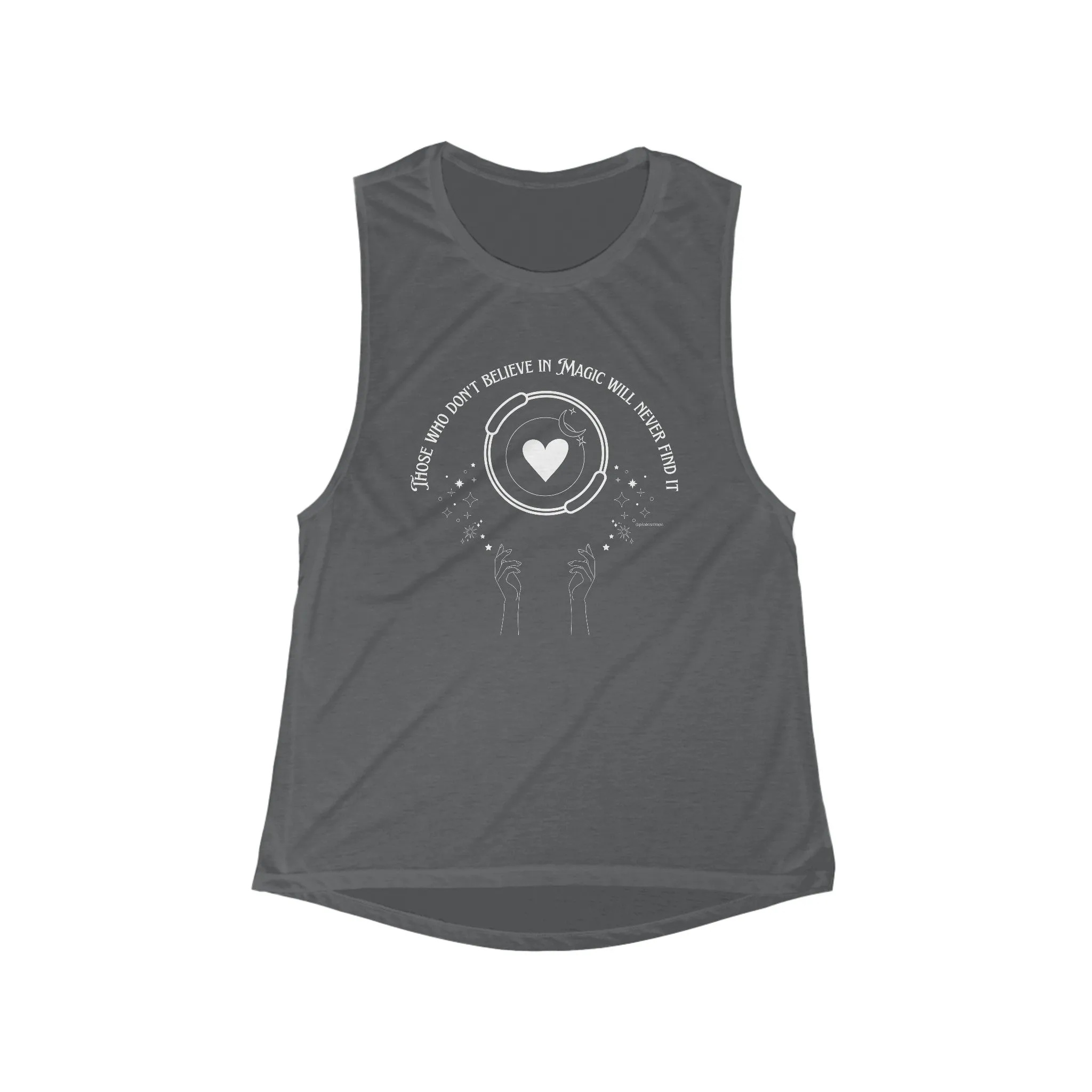 Women's Flowy Scoop Muscle Tank With Pilates Magic Circle