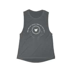 Women's Flowy Scoop Muscle Tank With Pilates Magic Circle