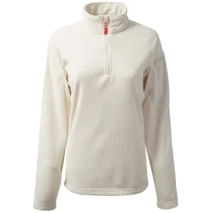 Womens Grid Microfleece - Oatmeal