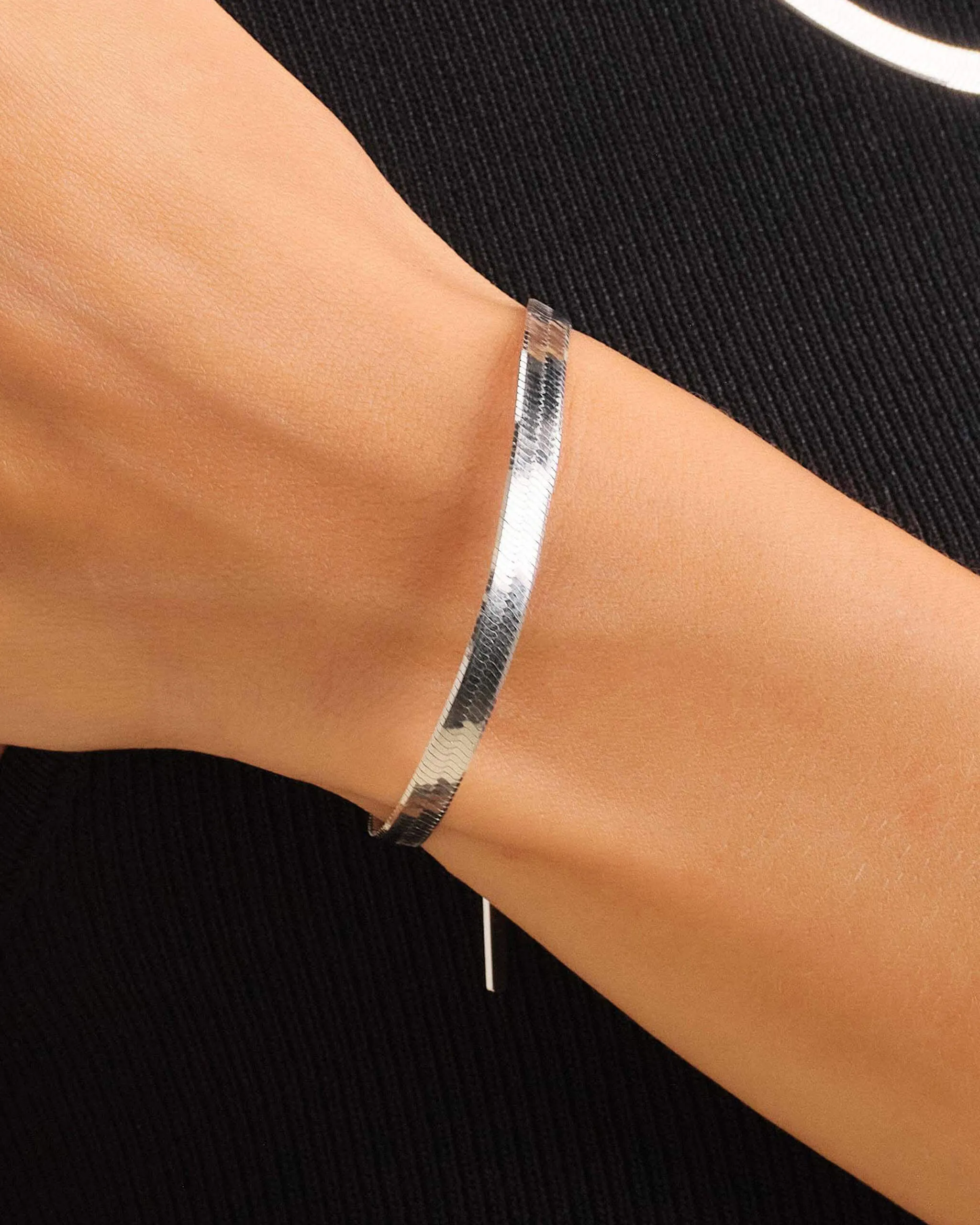 Women's Herringbone Chain Bracelet - 5mm