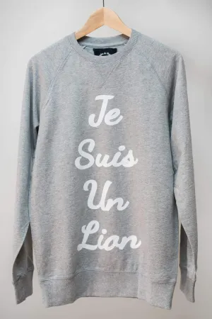 Women's - Je Suis un Lion Heather Grey Sweater