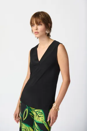 Women's Joseph Ribkoff | Sleeveless V-Neck Top | Black