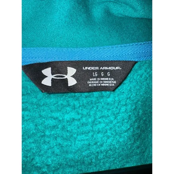 Women's Large UA Under Armour Storm2 Infrared Jacket Green With Fleece Liner ‘15