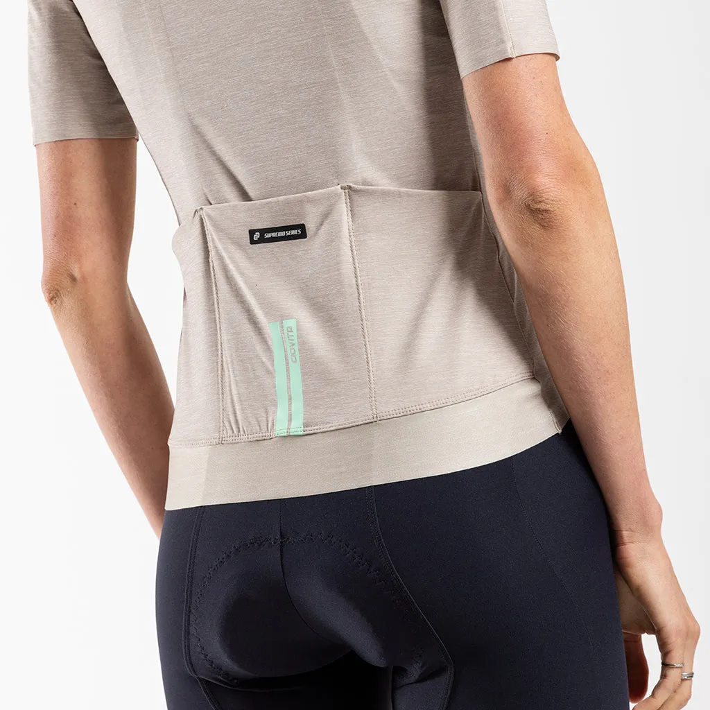Women's Librio Race Fit Jersey (Almond)