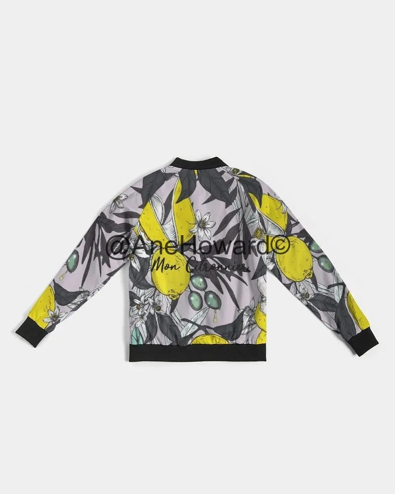 Women's Light Bomber Jacket Lemon Tree