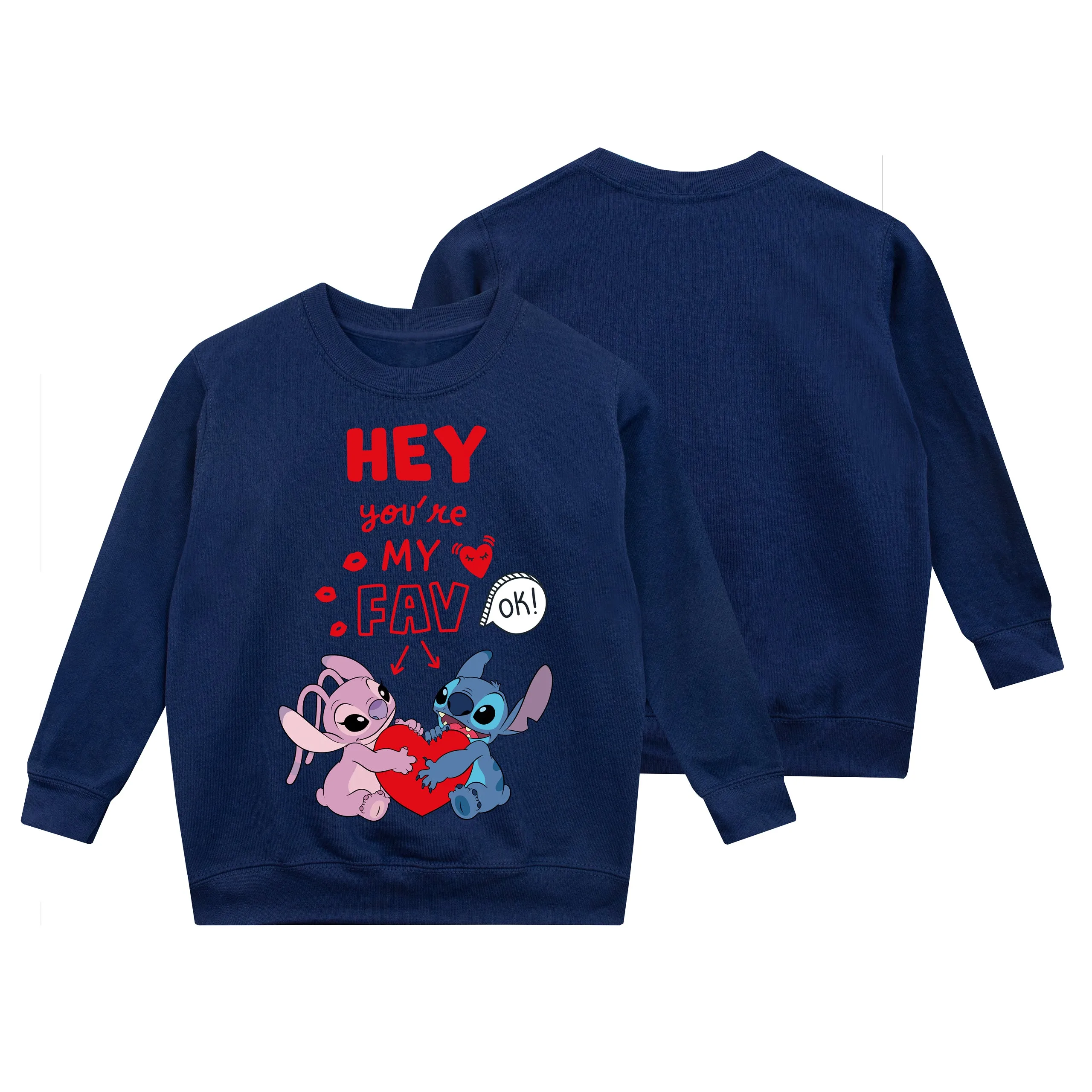 Womens Lilo and Stitch Valentines T-shirt