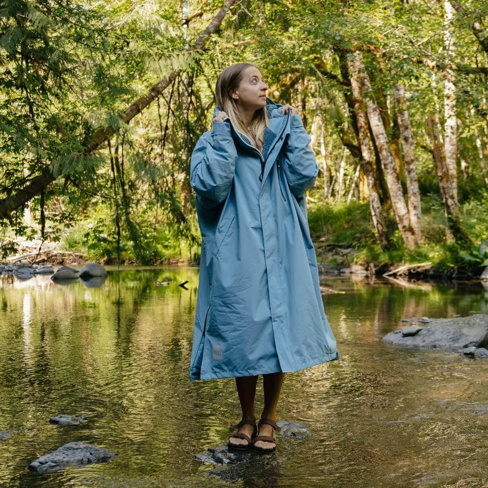 Women's Long Sleeve Waterproof Dry Changing Robe Alter Evo - Alpine Blue