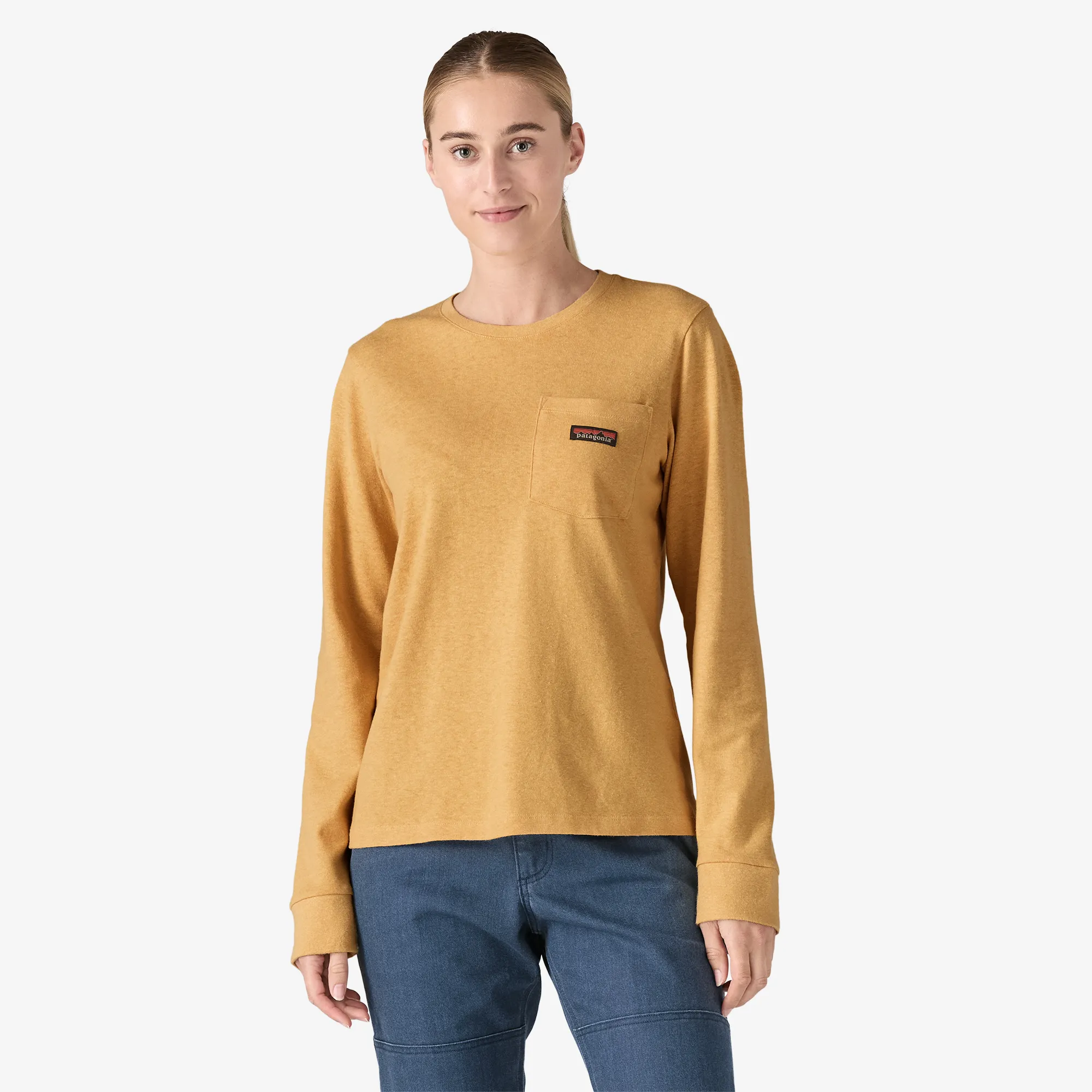 Women's Long-Sleeved Work Pocket T-Shirt