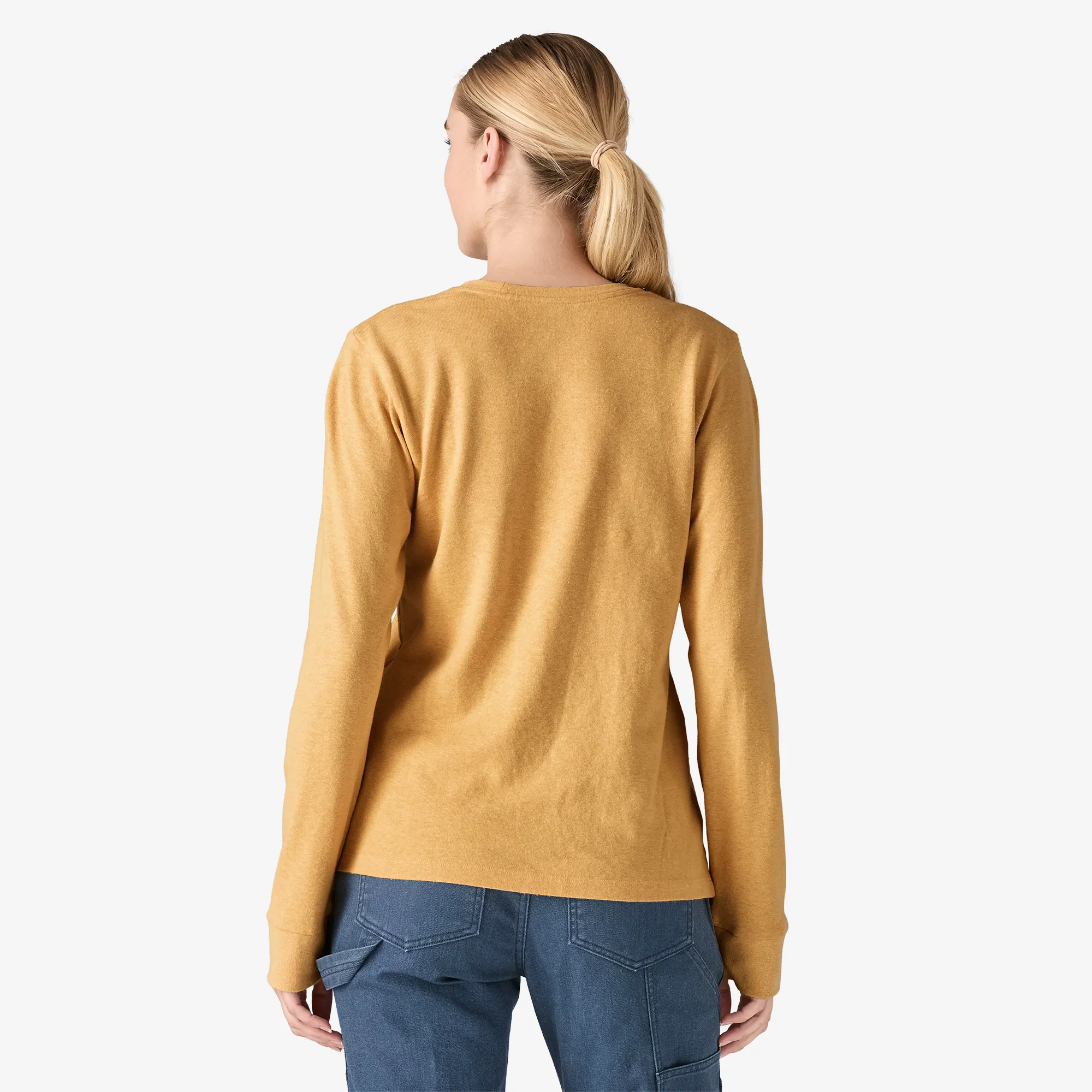 Women's Long-Sleeved Work Pocket T-Shirt