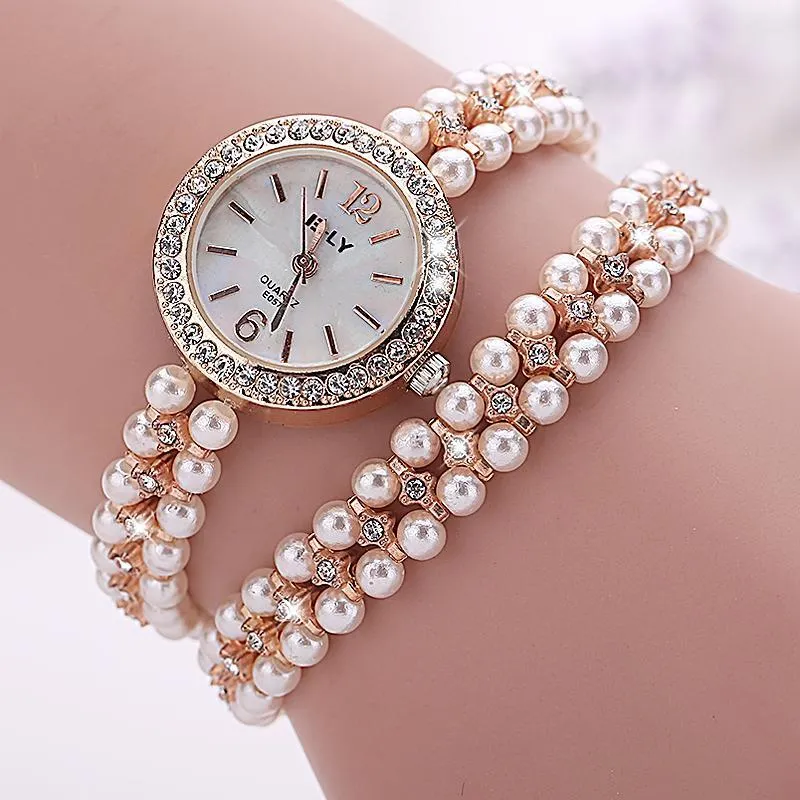 Women's Pearl Inspired Watch in 2 colors!