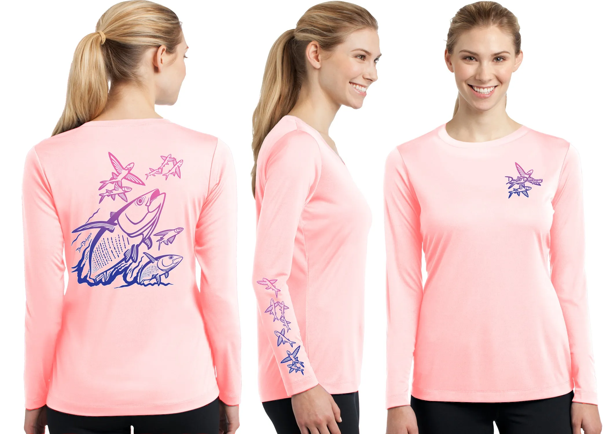 Women’s Performance Tuna & Flying Fish Deco Long Sleeve
