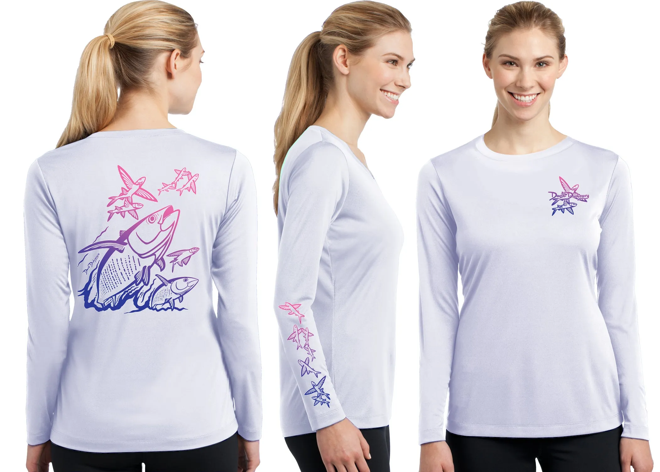 Women’s Performance Tuna & Flying Fish Deco Long Sleeve