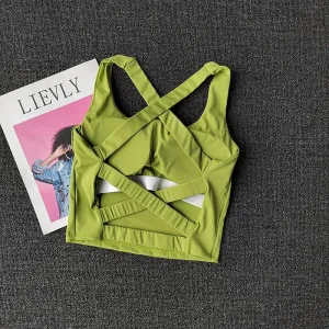 Women's Push-Up Fitness Yoga Bra - Breathable Running Vest Bralette