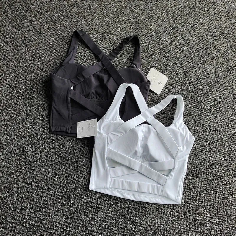 Women's Push-Up Fitness Yoga Bra - Breathable Running Vest Bralette