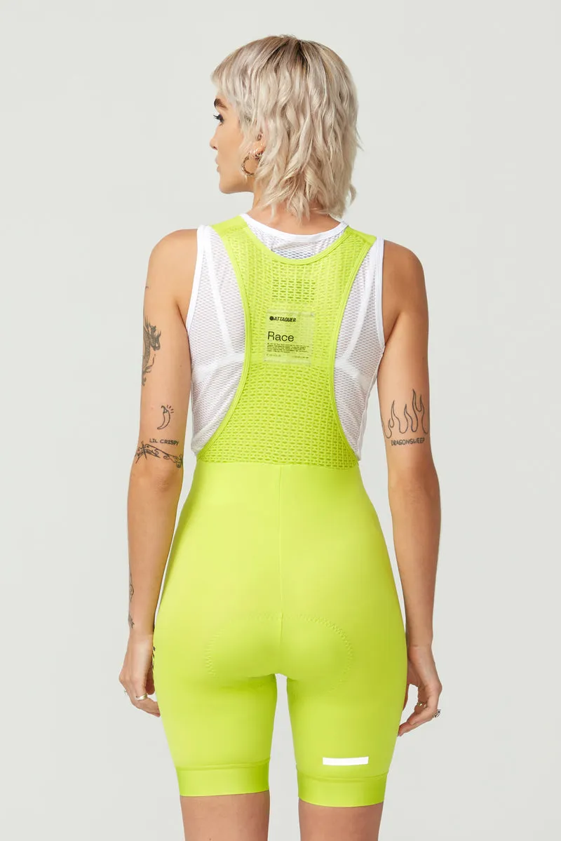 Women's Race Bib Short 2.0 Acid Lime