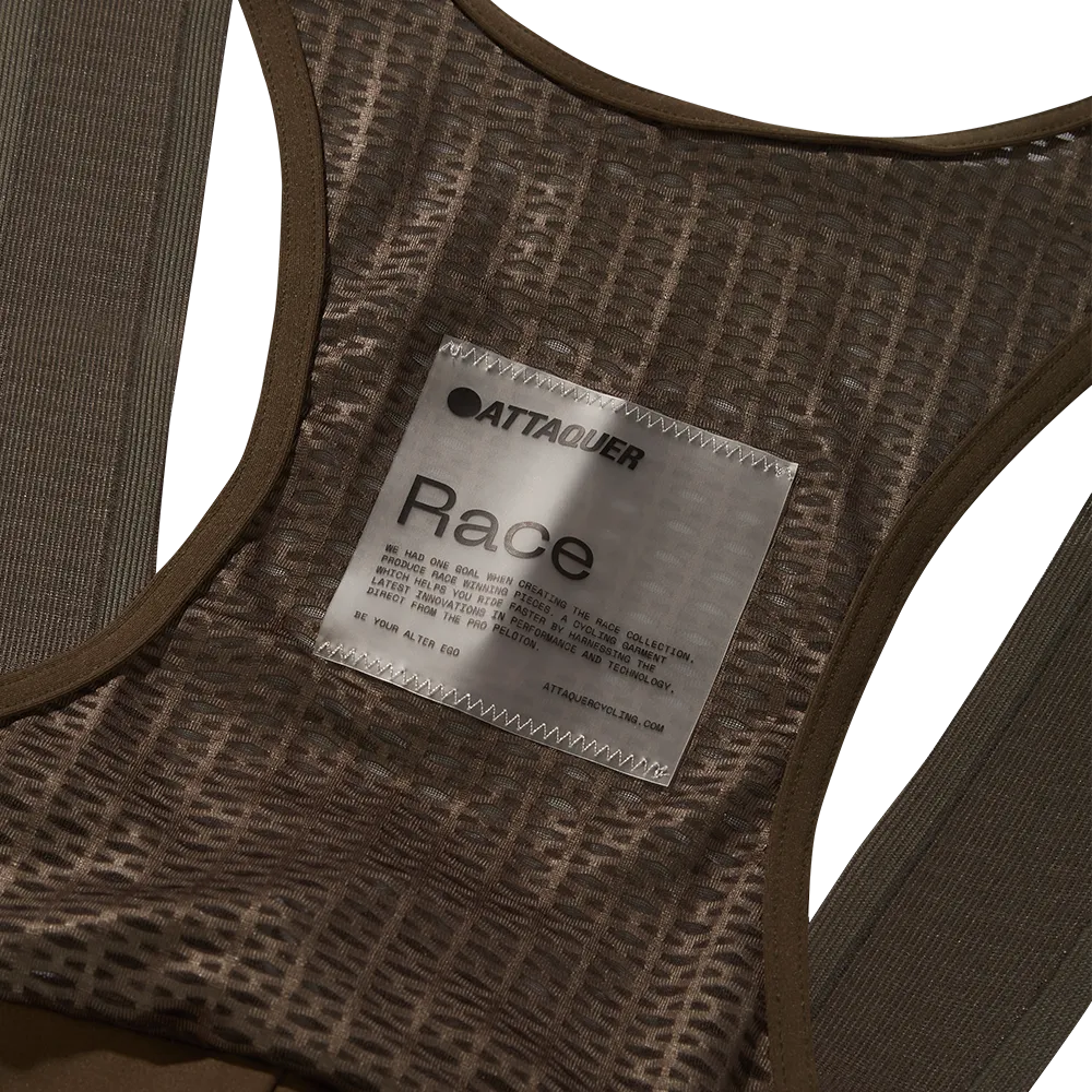 Women's Race Bib Short 2.0 Cocoa/Tonal Ref Logo