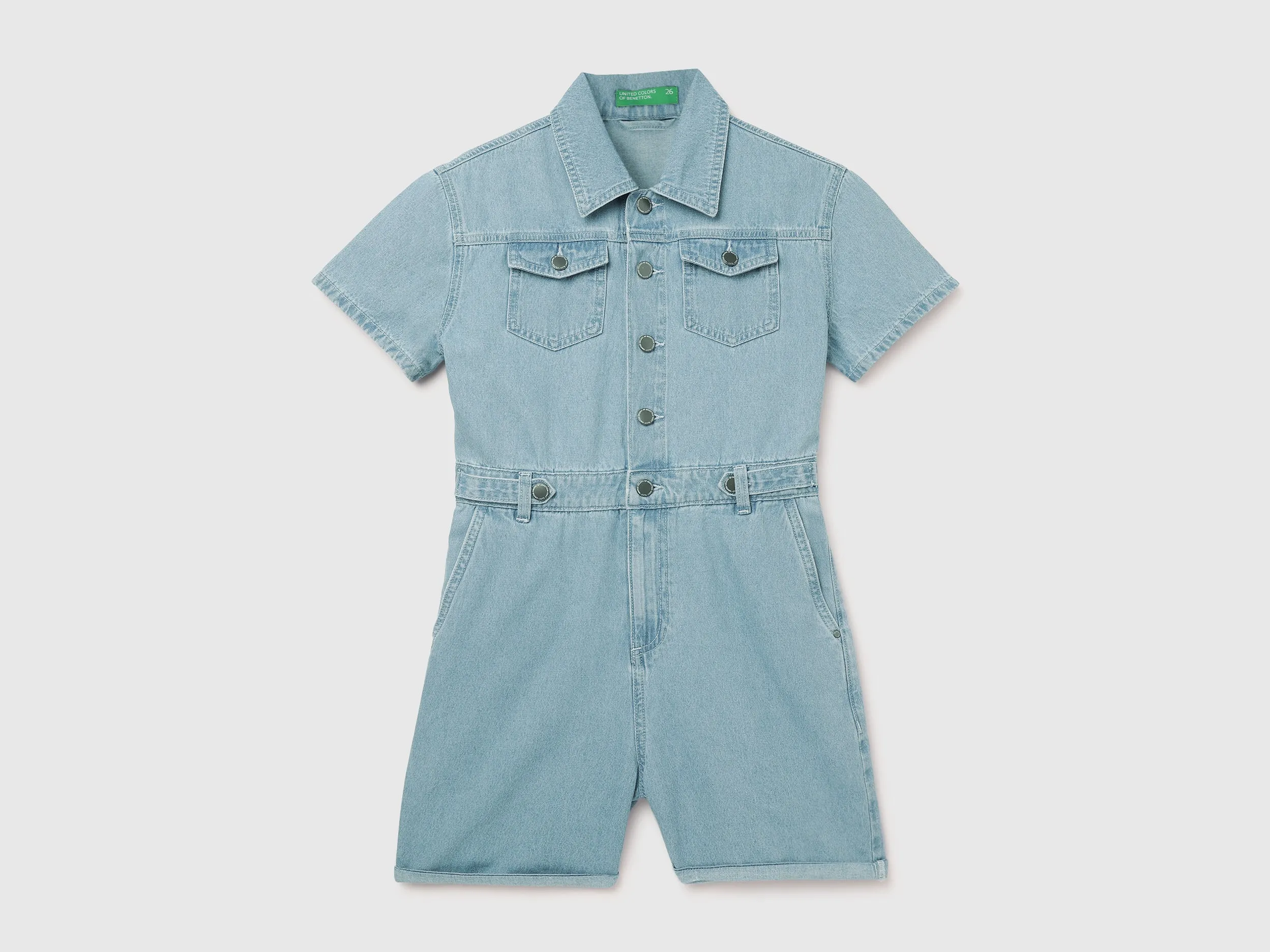 Women's Regular Fit Spread Collar Solid Romper