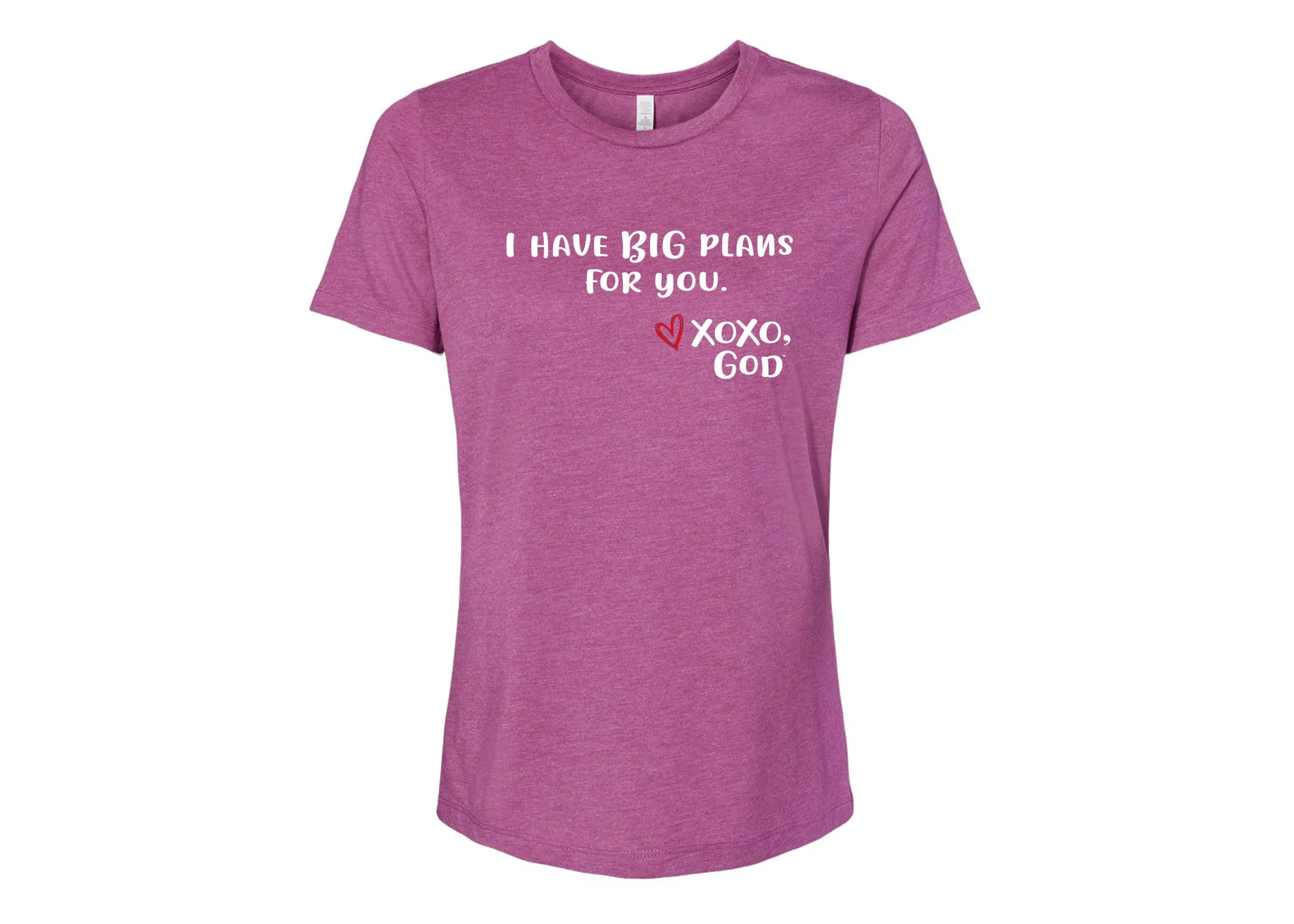 Women's Relaxed Tee - I have BIG plans for you.