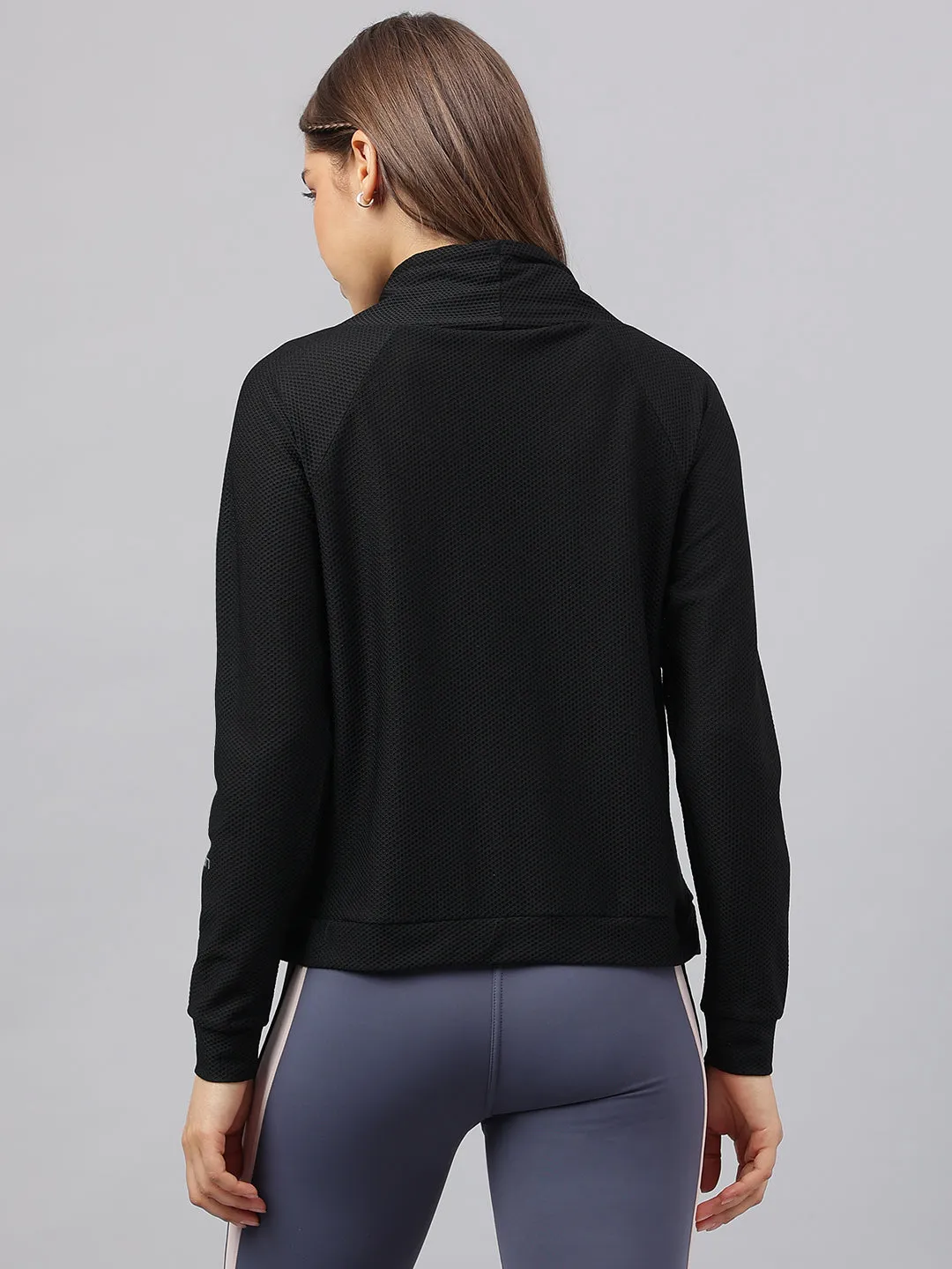Women's self design sweat top